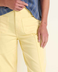 TOAD & CO. Women's Linden Wide Leg Canvas Pant - Meyer