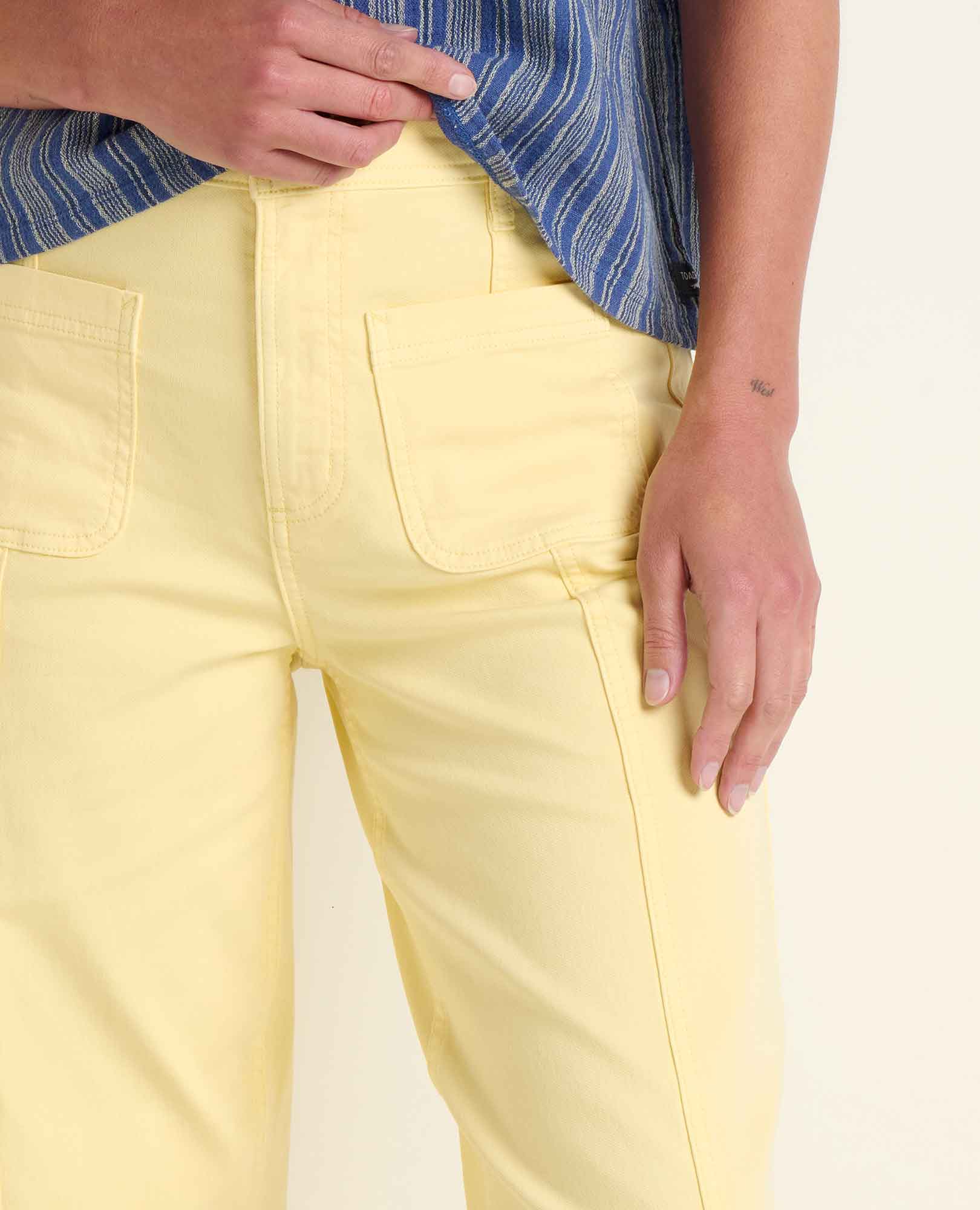 TOAD & CO. Women's Linden Wide Leg Canvas Pant - Meyer