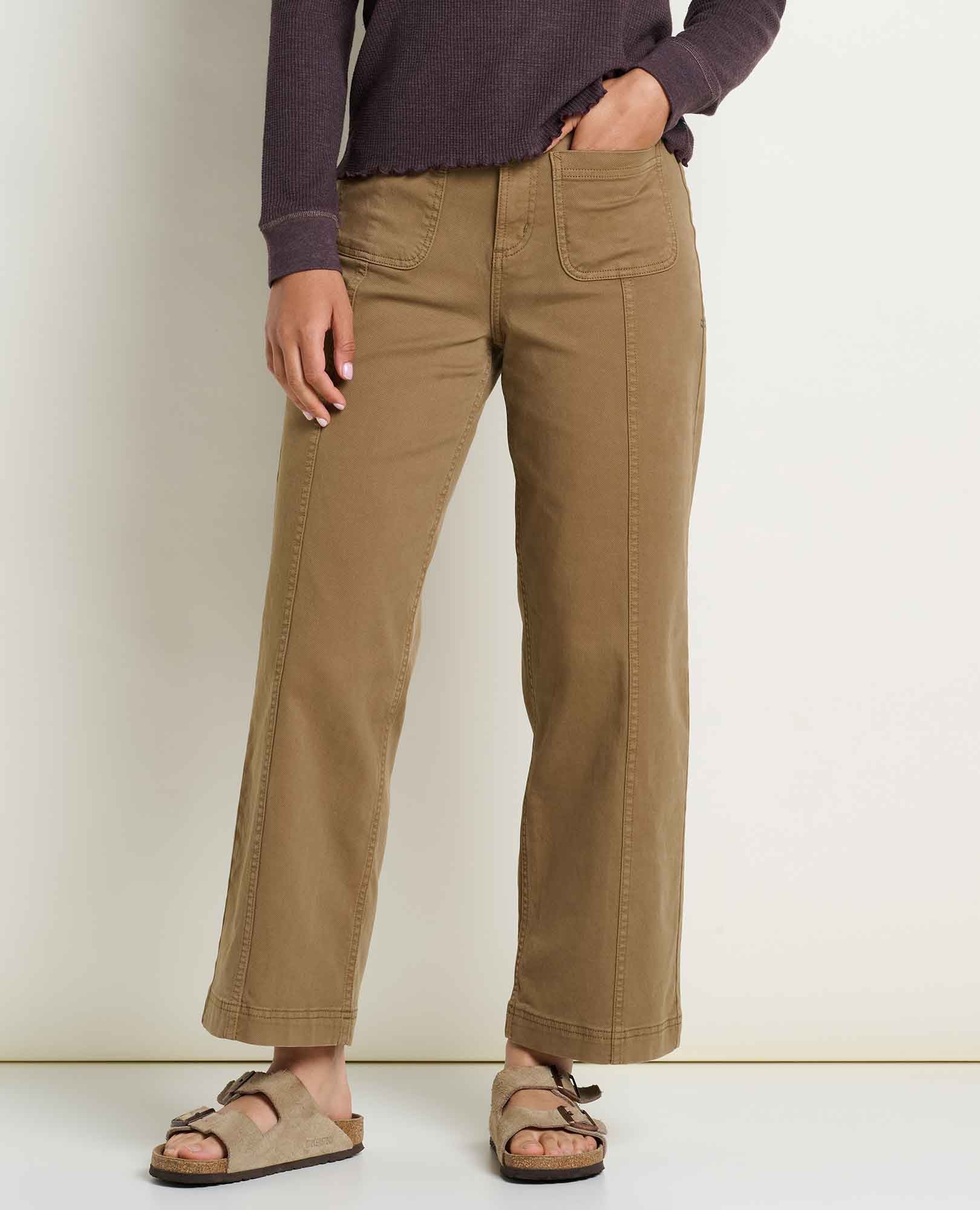 TOAD & CO Women's Linden Wide Leg Pant - Soil