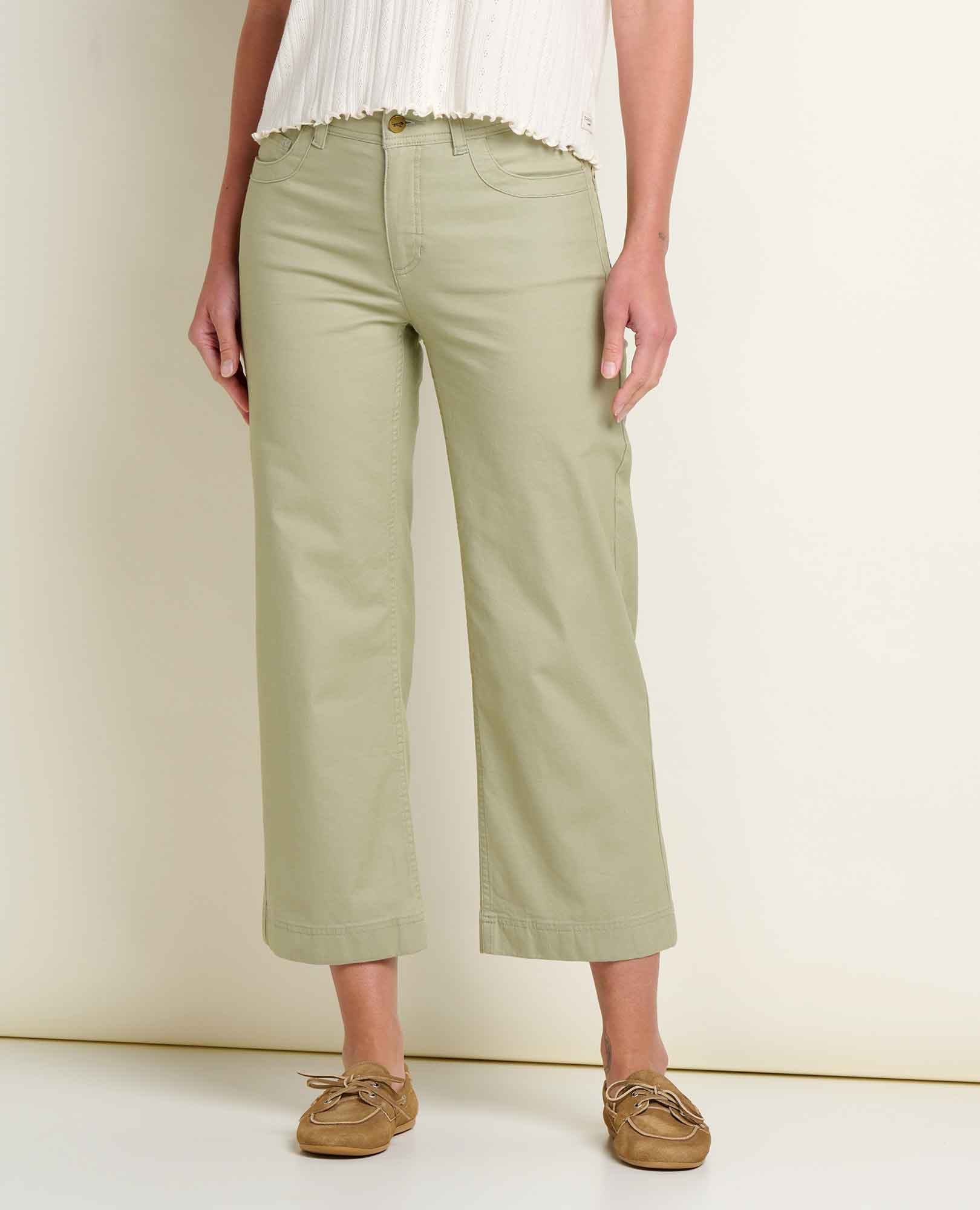 TOAD & CO. Earthworks Wide Leg Crop Pant - Yucca