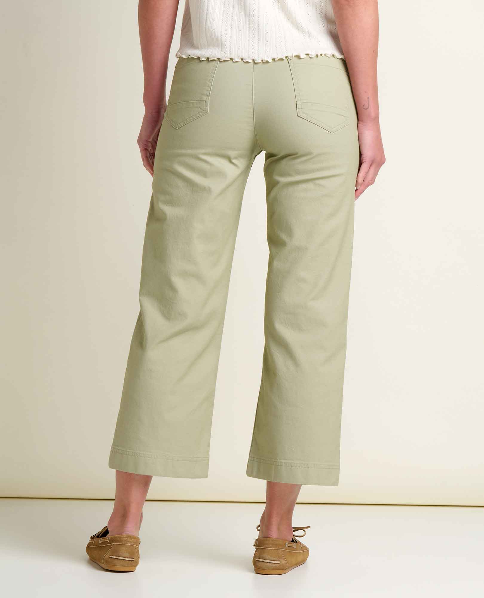 TOAD & CO. Earthworks Wide Leg Crop Pant - Yucca