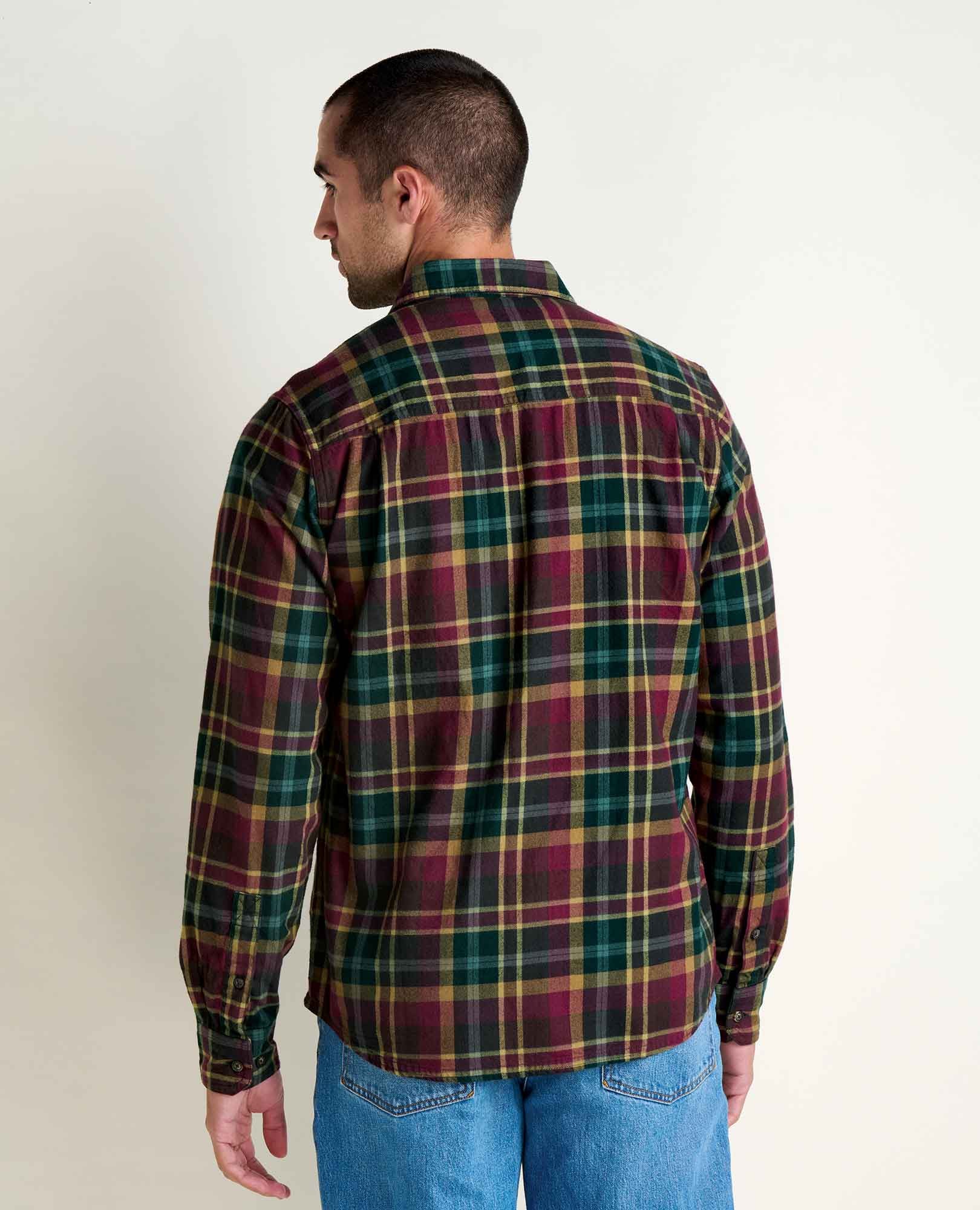 TOAD & CO Men's Pinevale Long Sleeve Shirt - Serrano Pattern
