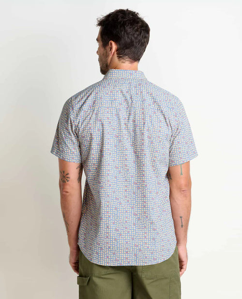 Men's Fletch Short Sleeve Shirt -North Shore Ditsy Print