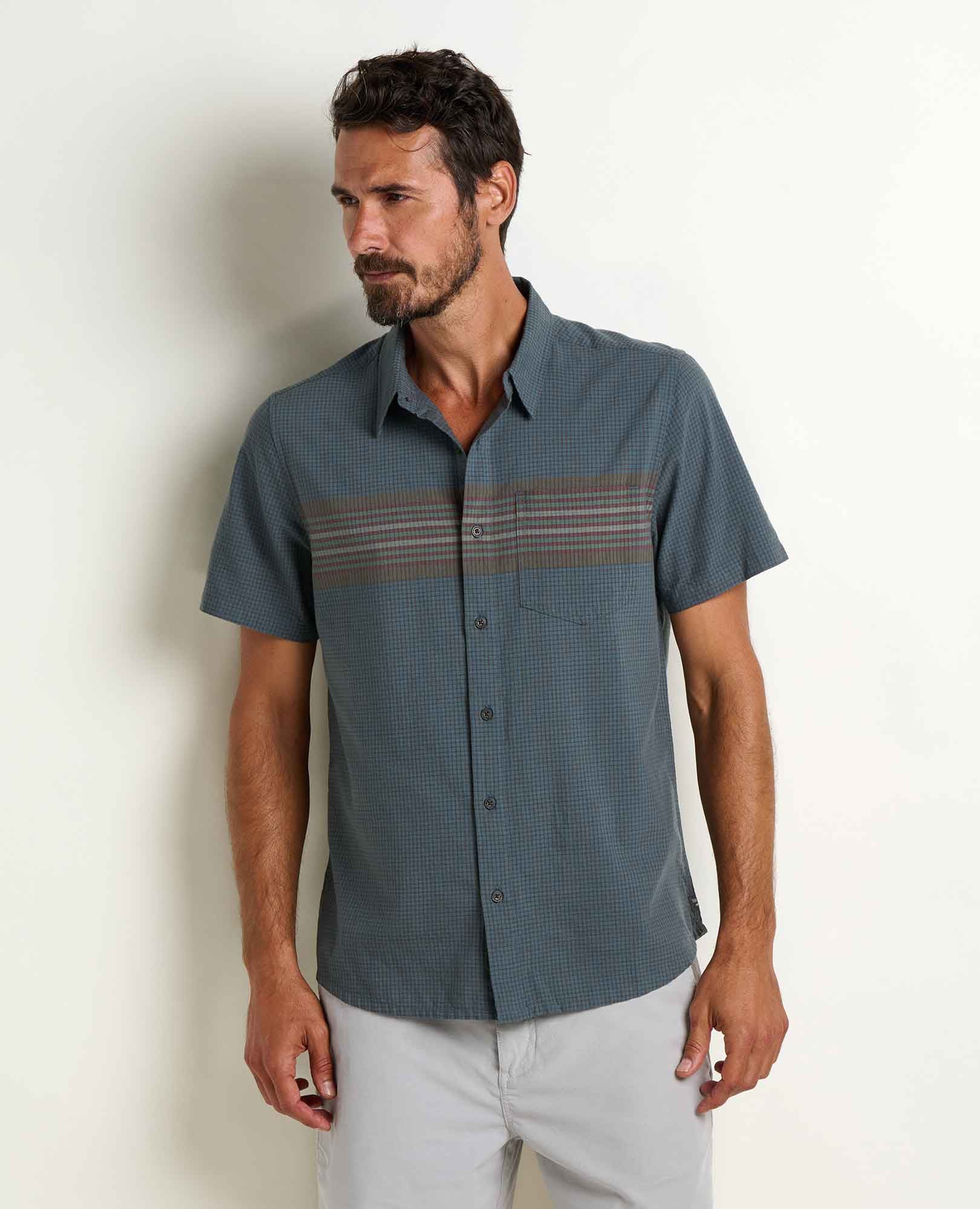 TOAD & CO. Men's Airscape Shirt - Ink Pattern