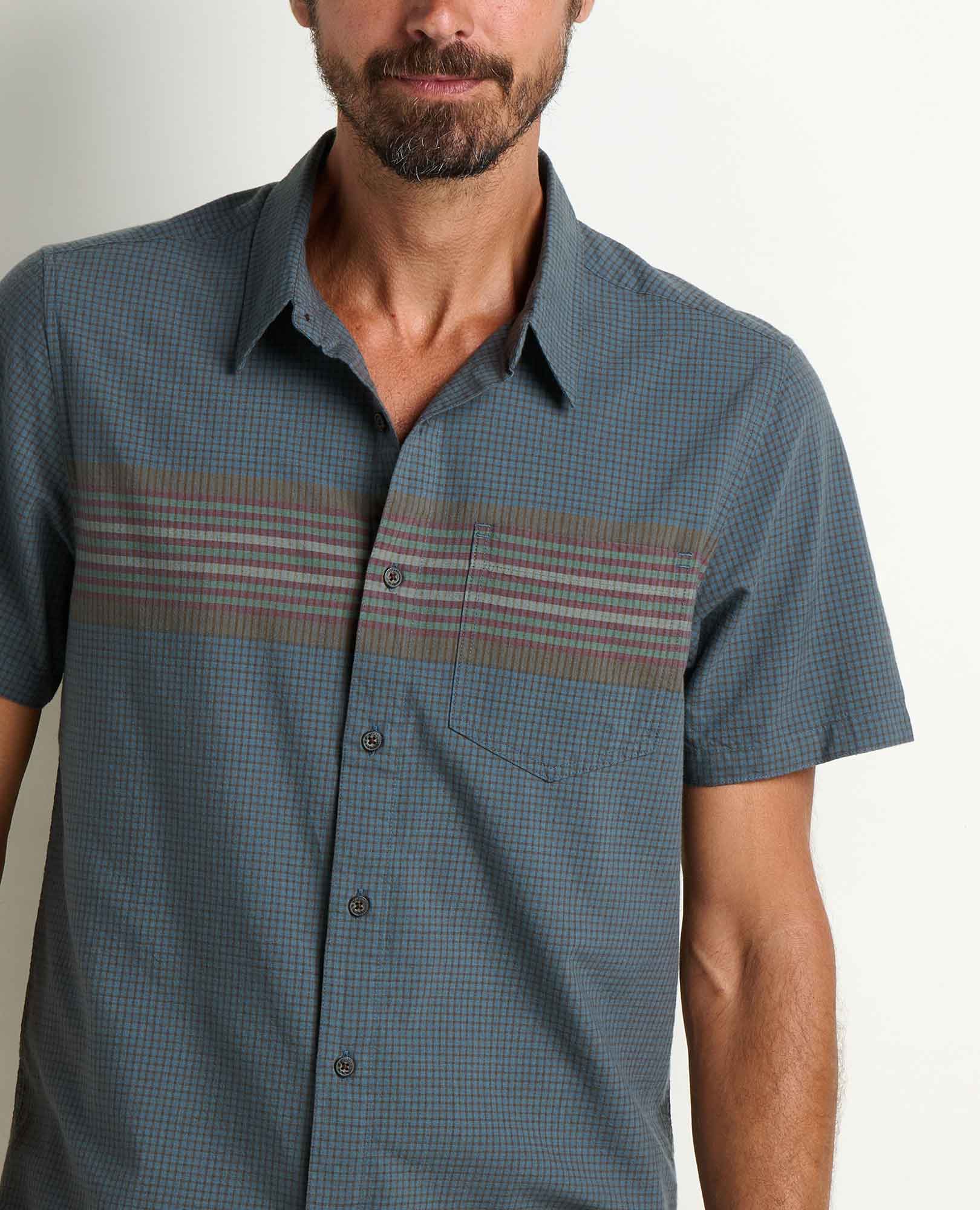 TOAD & CO. Men's Airscape Shirt - Ink Pattern