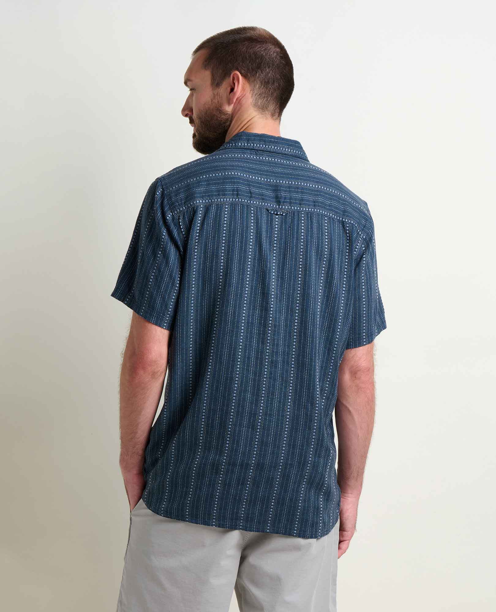 TOAD & CO. Men's Taj Hemp Shirt - Midnight Dobby