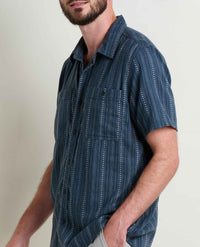 TOAD & CO. Men's Taj Hemp Shirt - Midnight Dobby