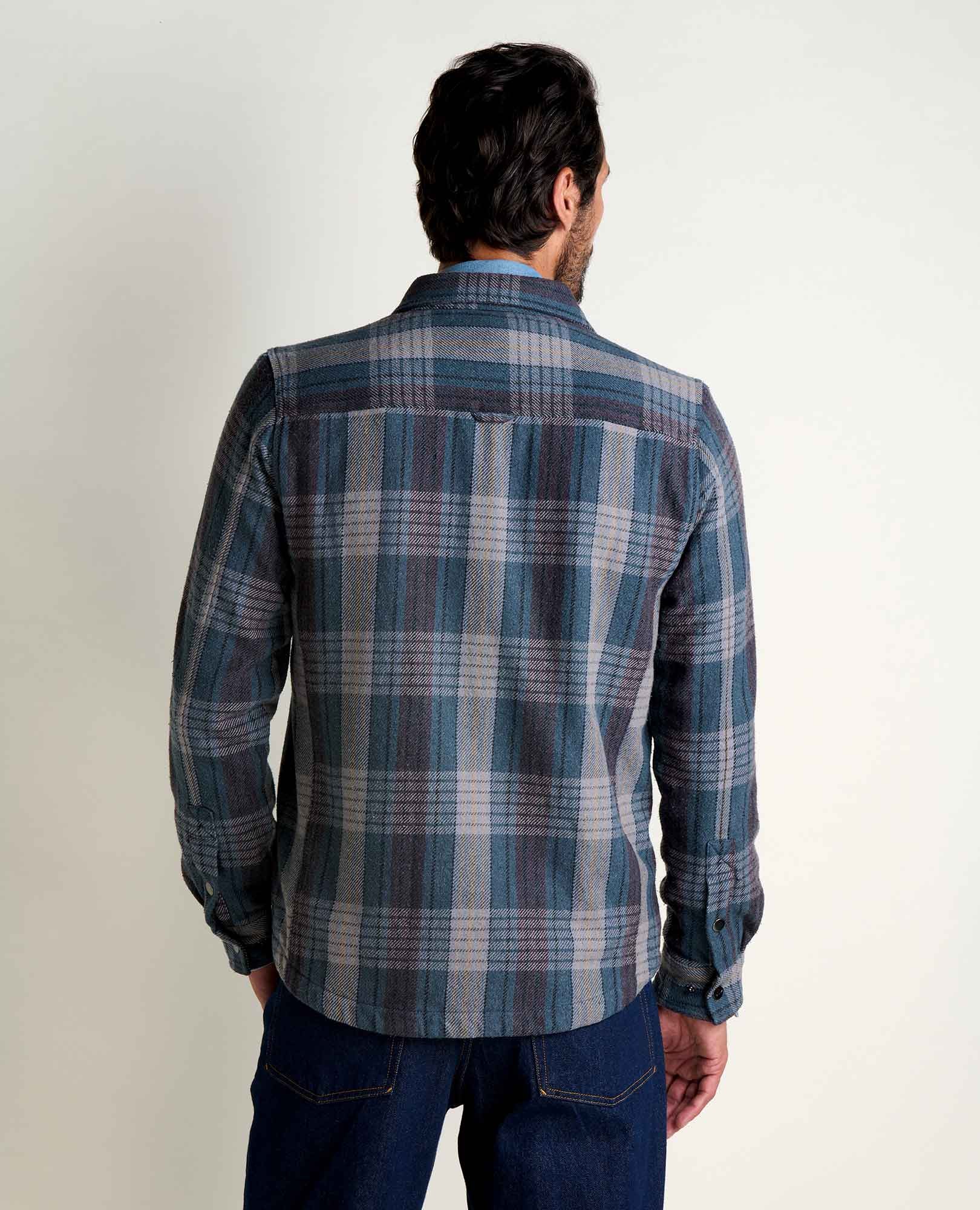 TOAD & CO Men's Mojac Shirt Jacket - Midnight Pattern