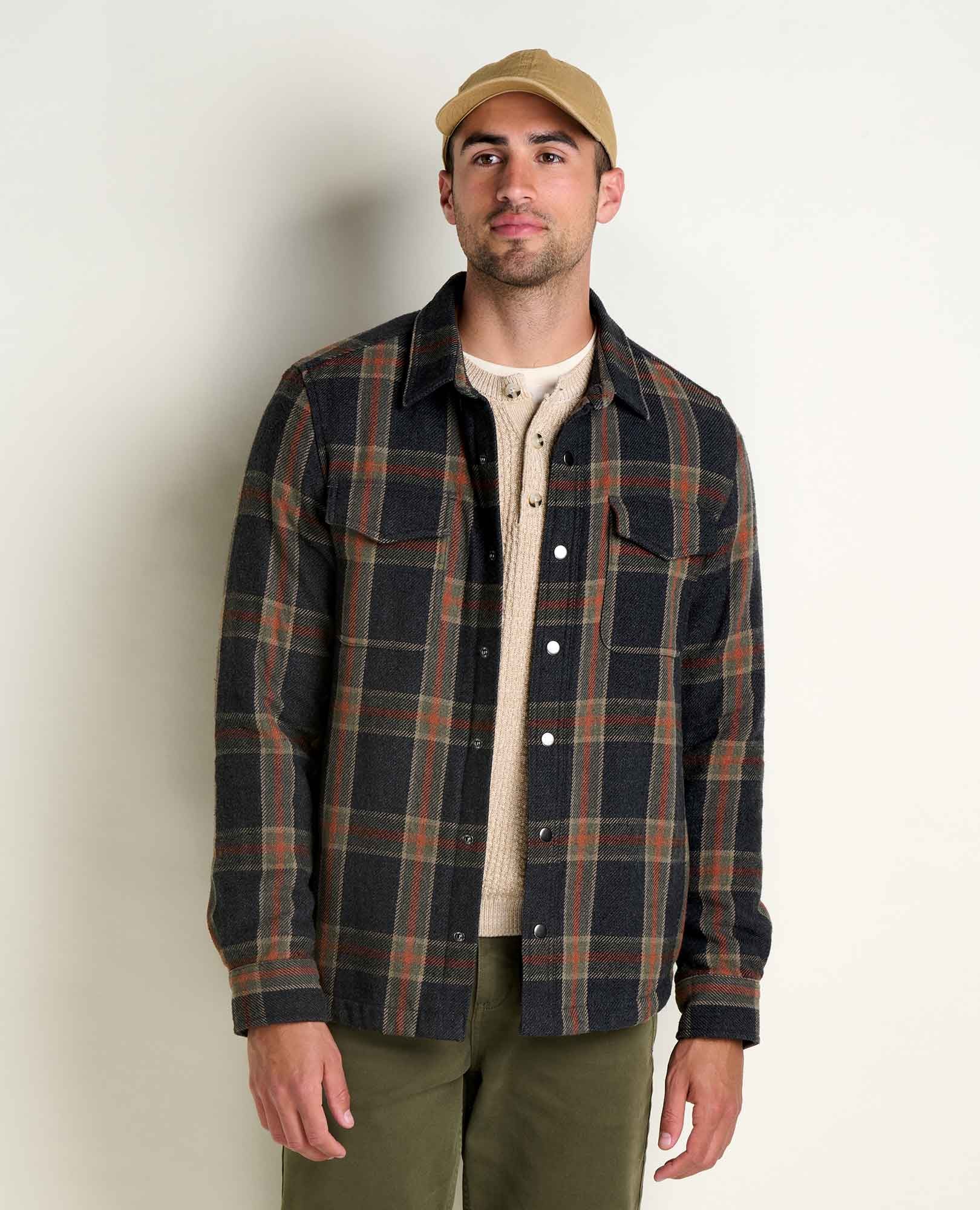 TOAD & CO Men's Mojac Shirt Jacket - Soot Pattern