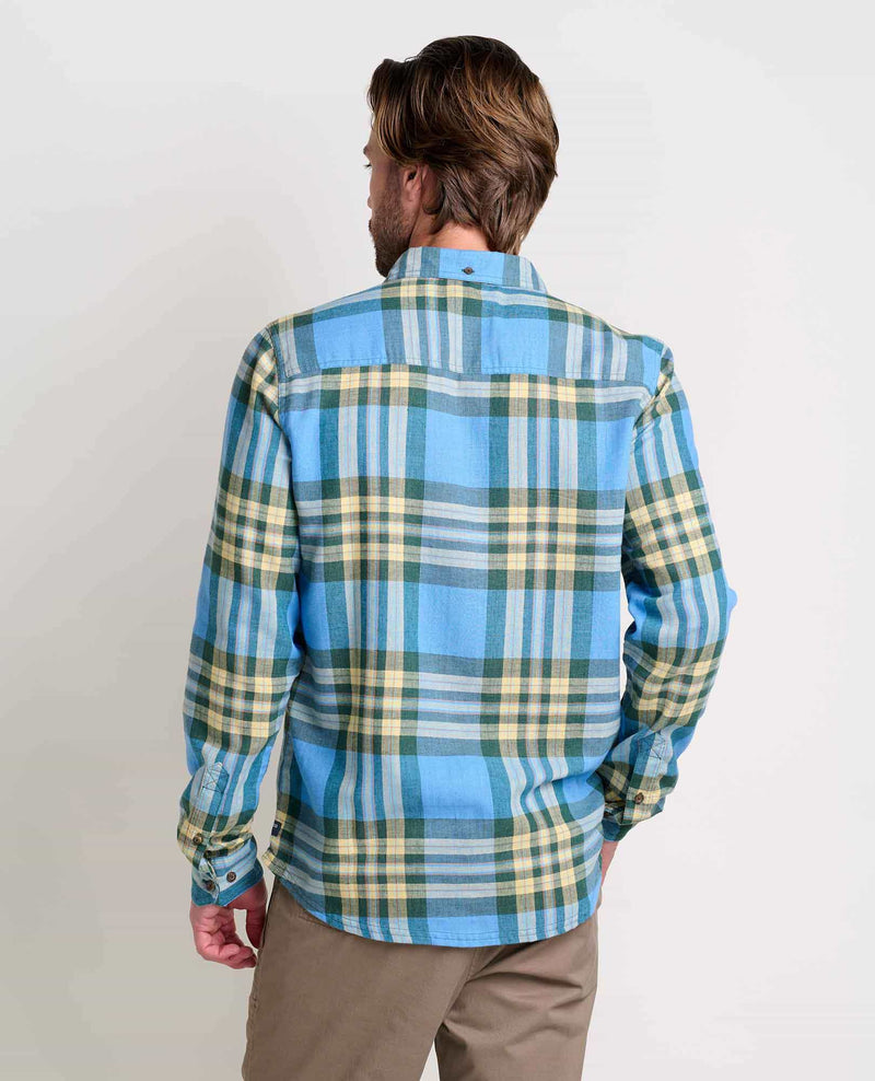 Toad & Co., Mens Airsmyth Shirt - Blue Jay Plaid