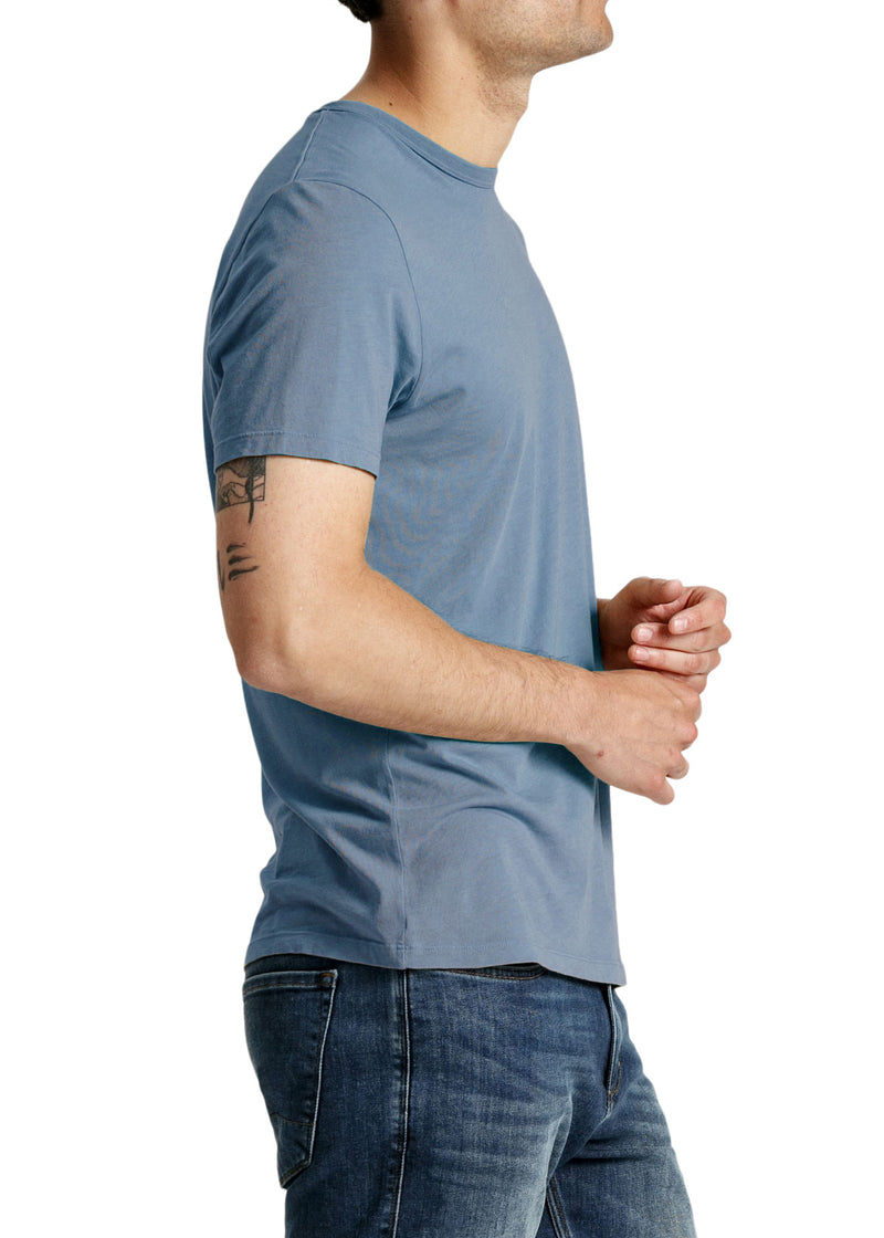 DU/ER Men's PurePima Only Tee - Stone Blue