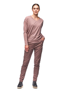 Indyeva Veloz - Sepia Rose Tuscan Stripe