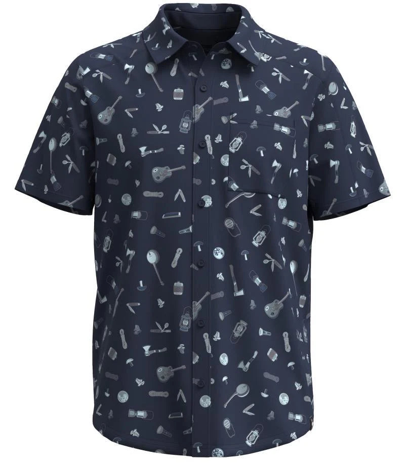 Smartwool Men Everyday Short Sleeve Button Down - Navy