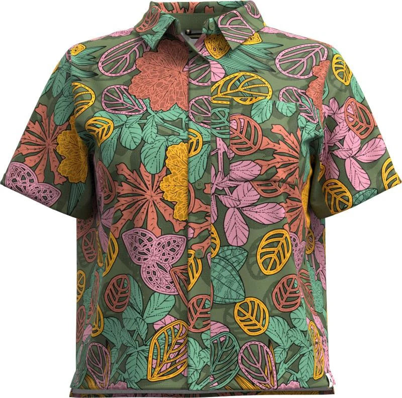 Smartwool Women Everyday Party Button Down - Green