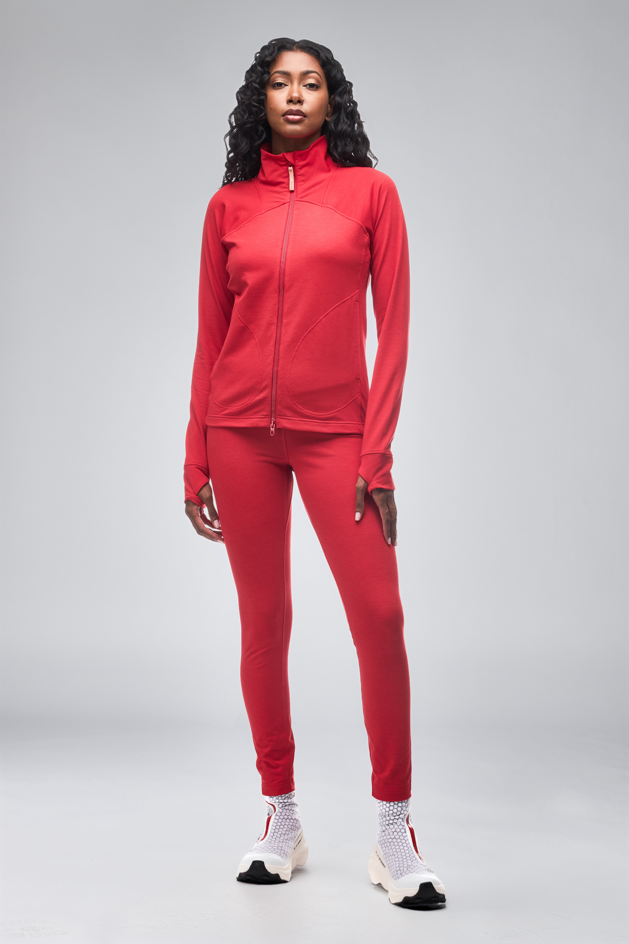 INDYEVA Tenzo Long Sleeve Top - Tomato