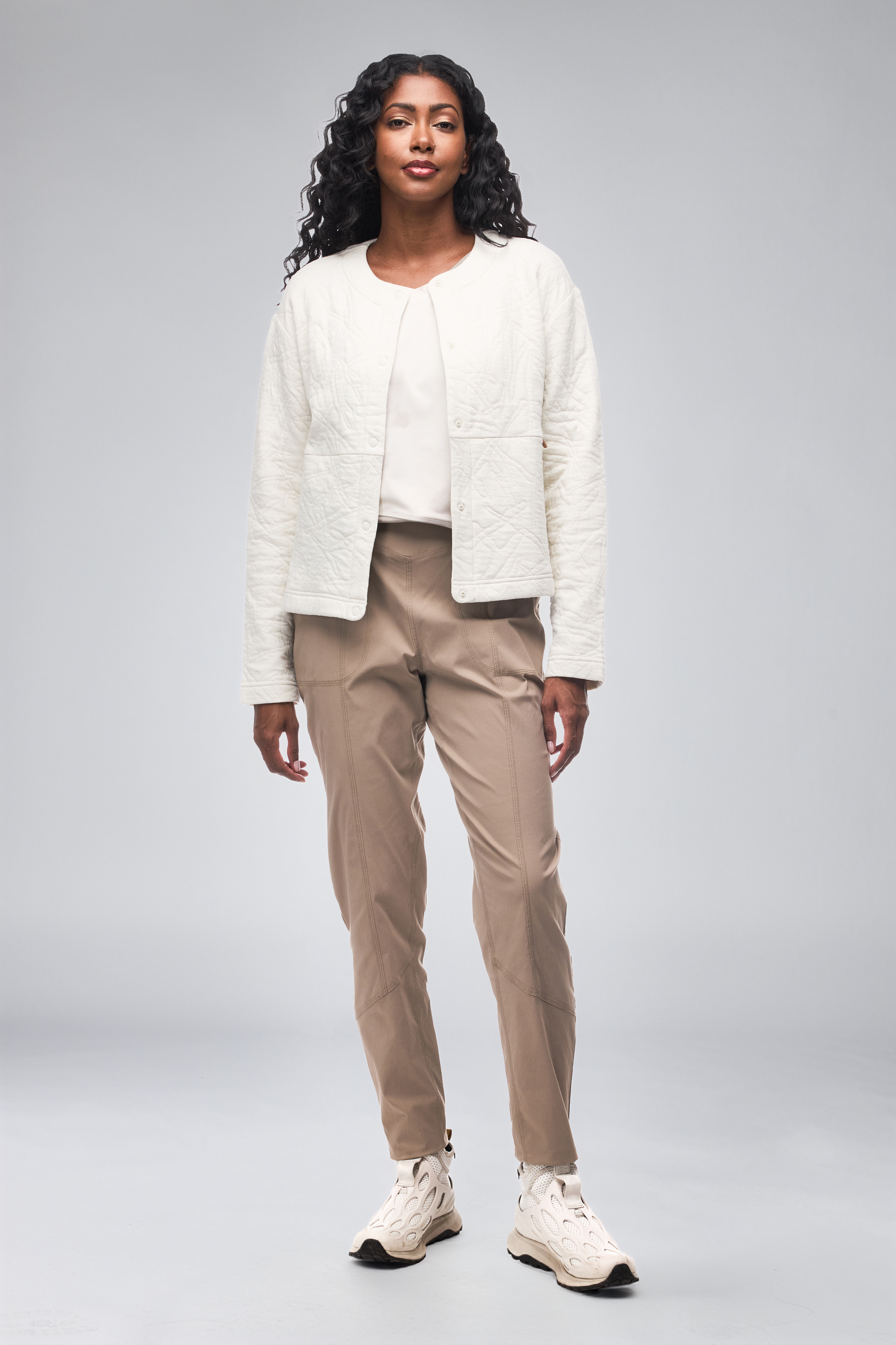 INDYEVA Desen Cardigan - Dusty