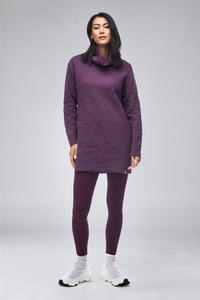 INDYEVA Hulp Turtleneck Tunic - Elderberry