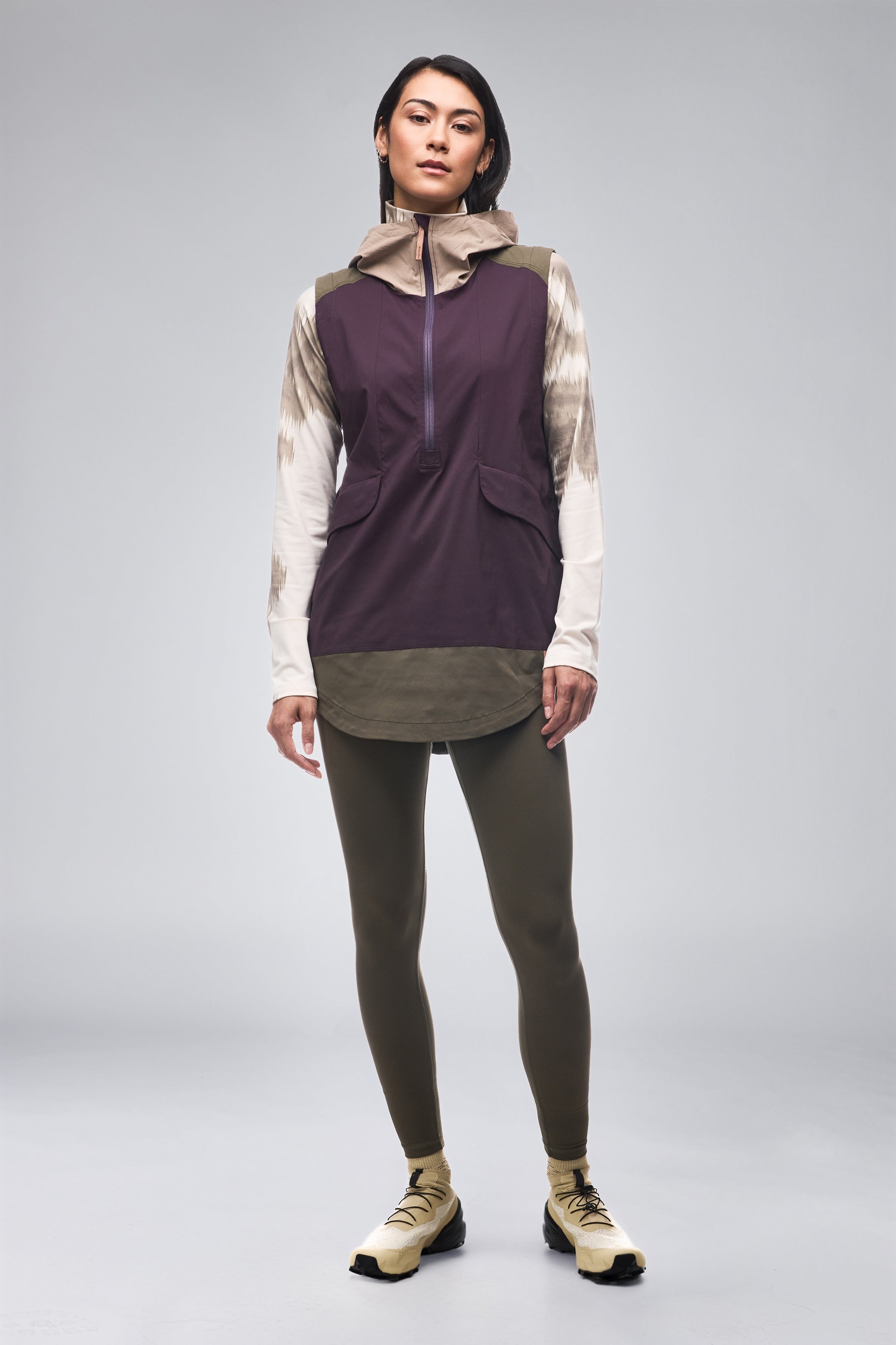 INDYEVA Linoa Tunic Vest - Spinel / Silt CB