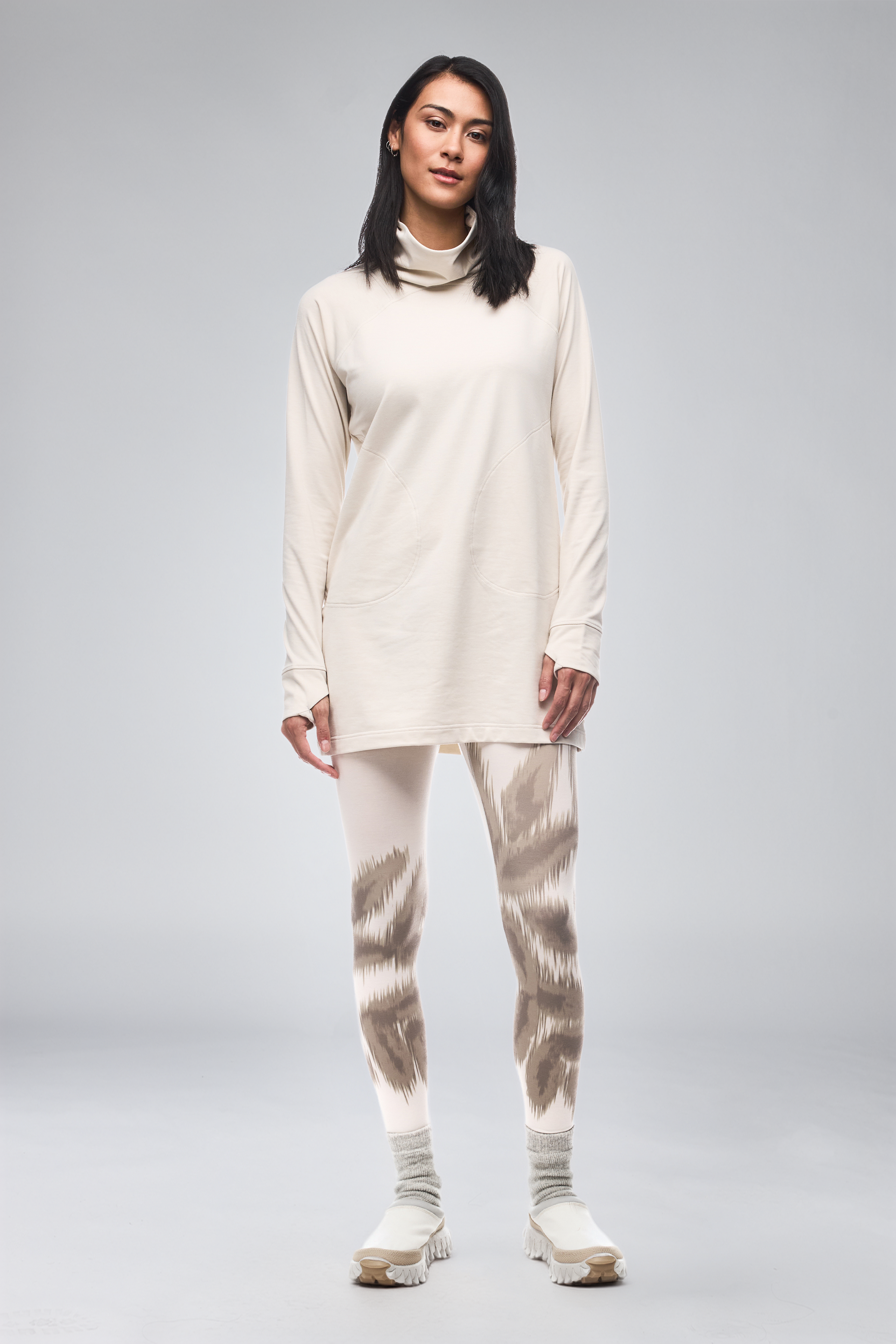 INDYEVA Meris Long Sleeve Tunic - Dusty