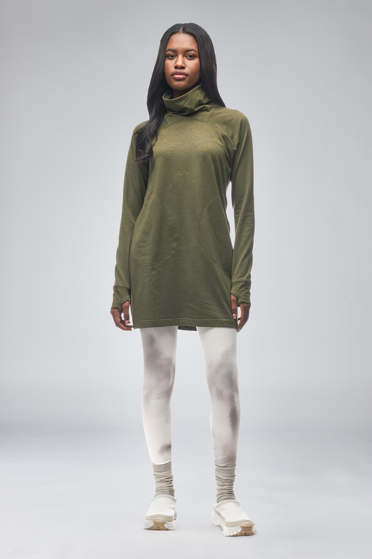 INDYEVA Meris Long Sleeve Tunic - Verdale