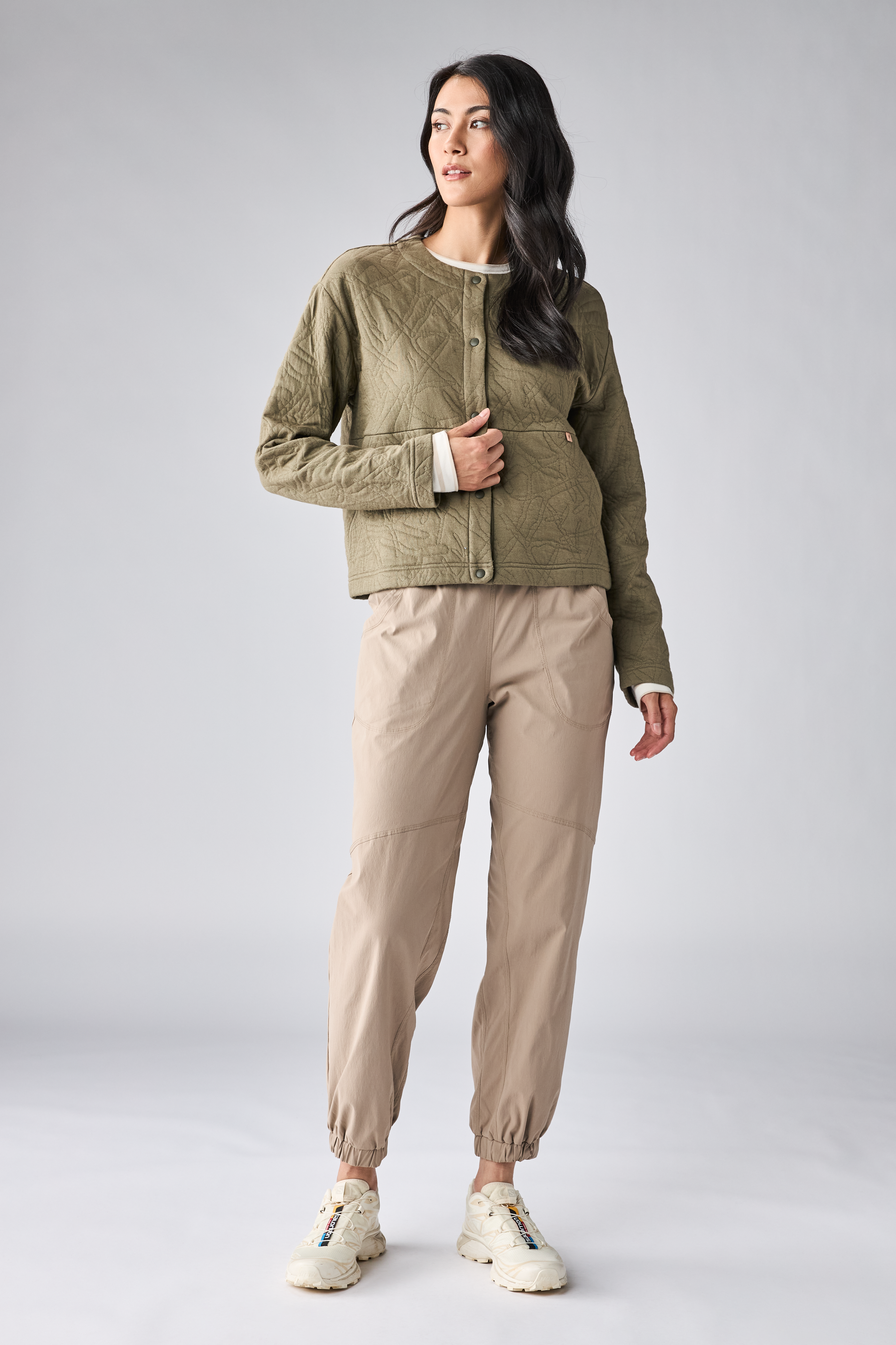INDYEVA Desen Cardigan - Deepmoss