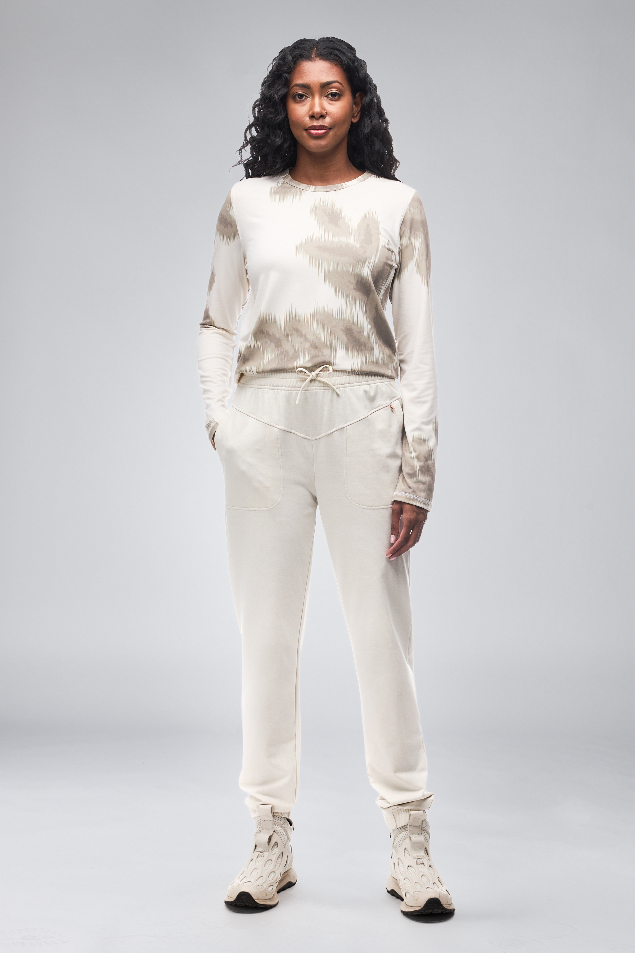INDYEVA Wol Jogger Pants - Dusty