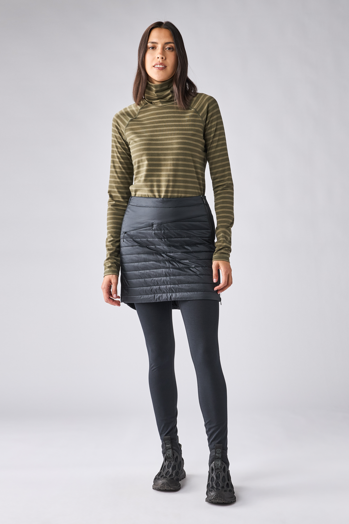 INDYEVA Boon Skirt IV - Black