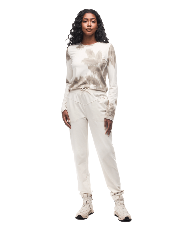 INDYEVA Novara III Long Sleeve Top - Dune Frostfall Print