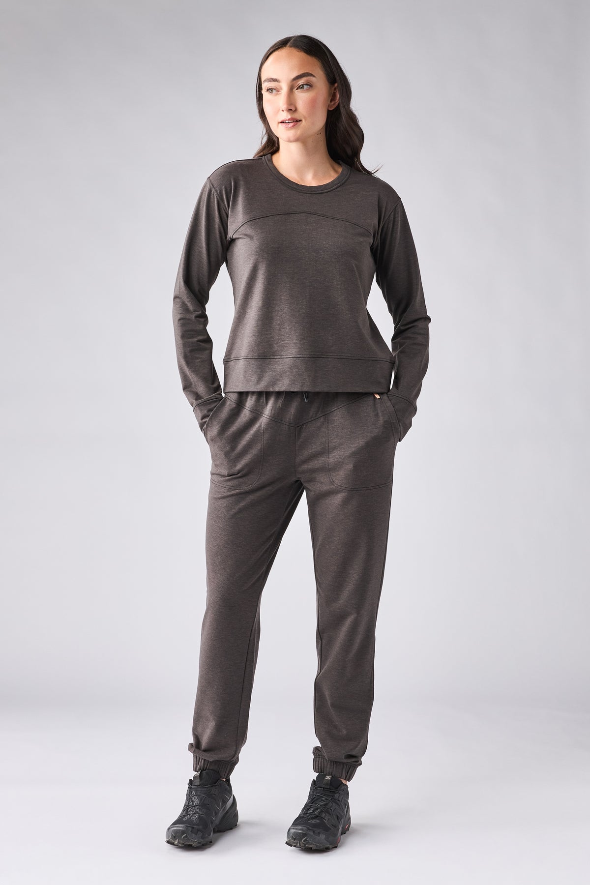 INDYEVA Wol Jogger Pants - Mercure