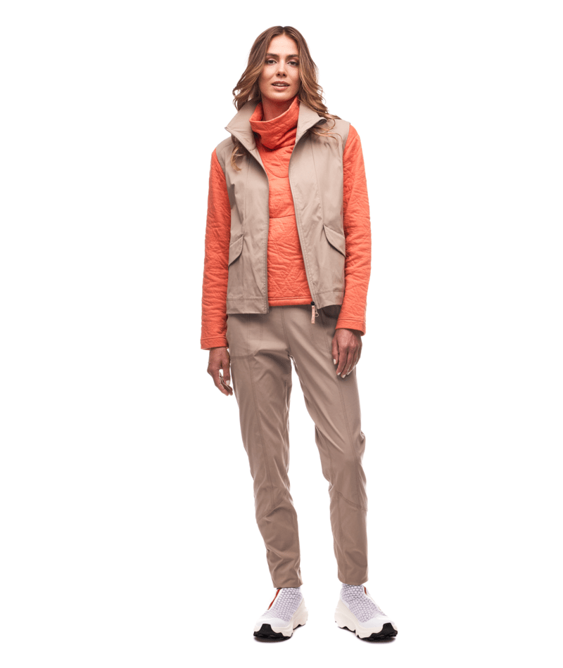 INDYEVA Soma Zippered Vest - Silt