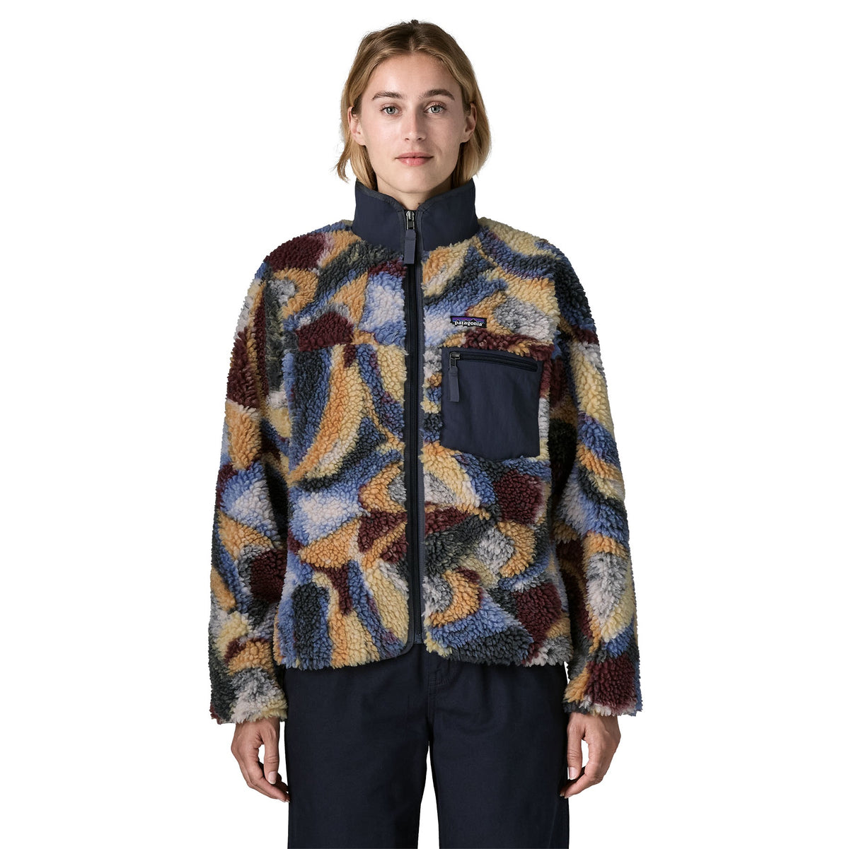 PATAGONIA Women's Classic Retro-X Jacket - Smudge/Smoulder Blue