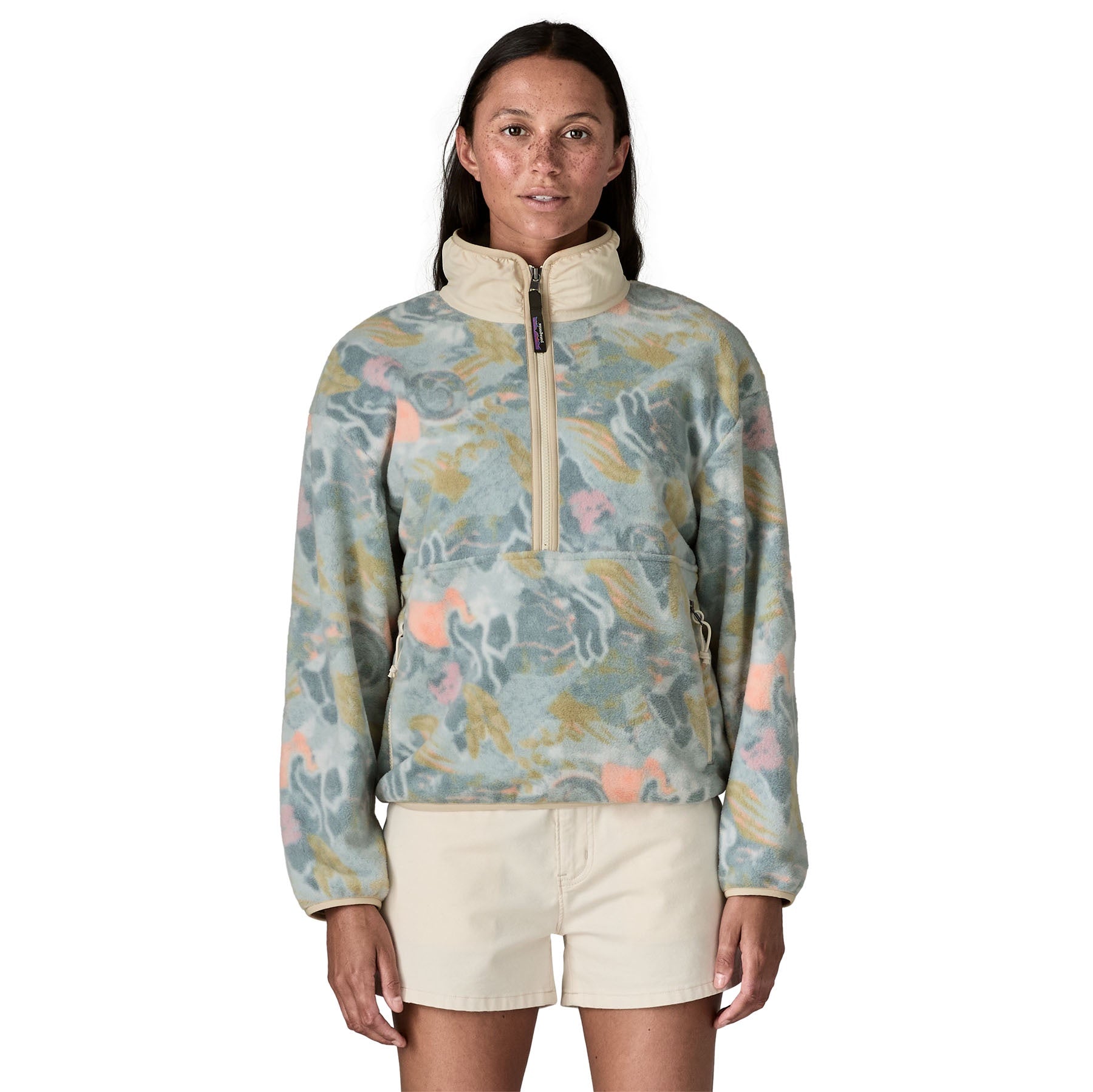 PATAGONIA Women's Synchilla Fleece Marsupial Pullover - Moon Tripper: Virtually Blue