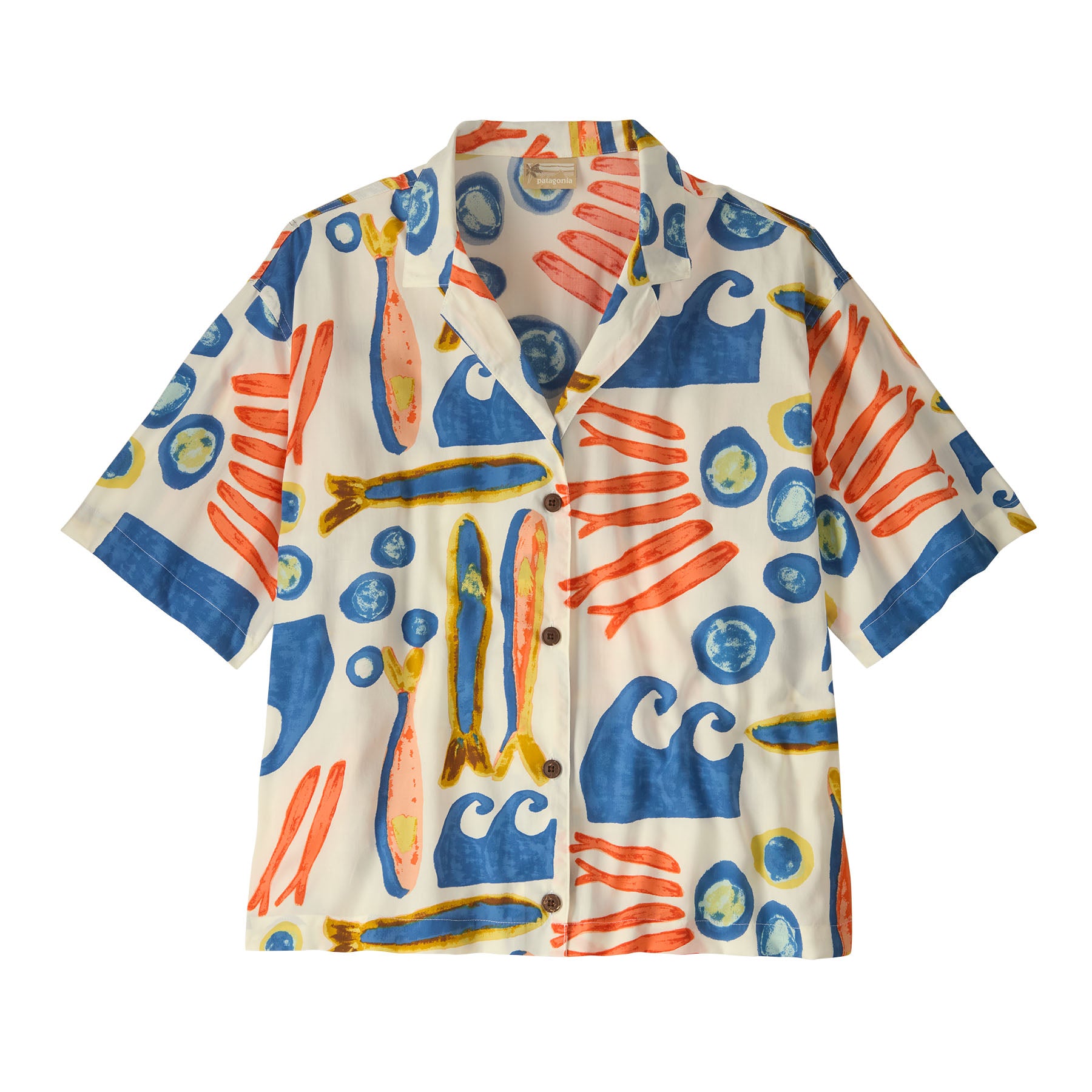 PATAGONIA Women's Tidal Threads Shirt - Sardines: Natural