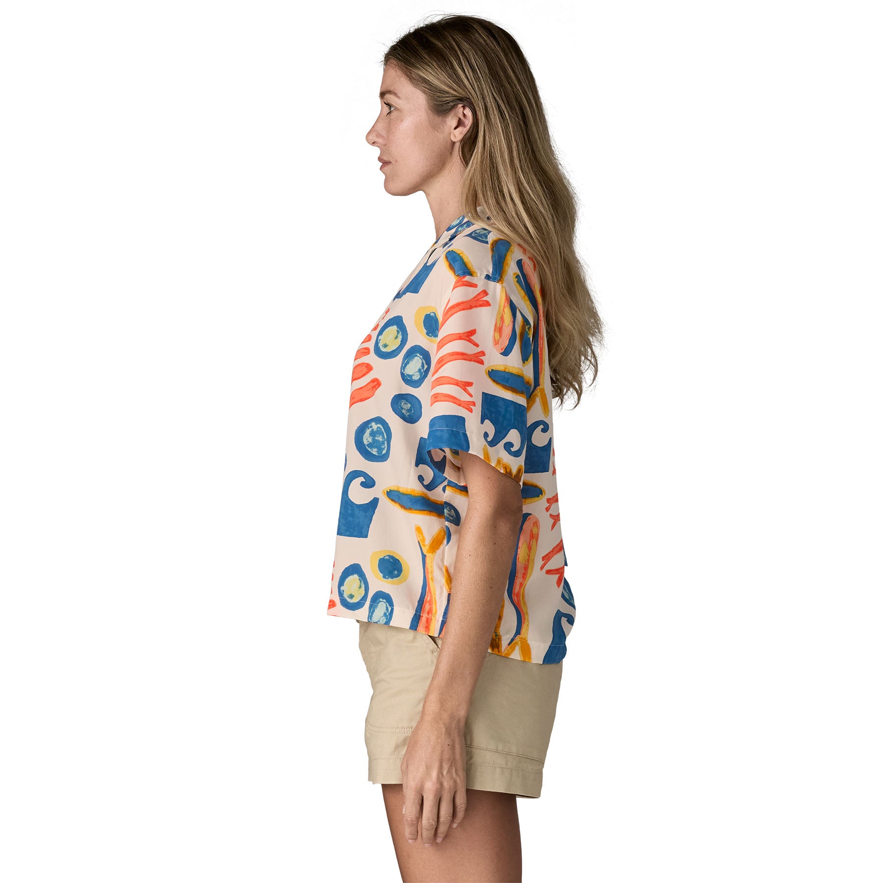 PATAGONIA Women's Tidal Threads Shirt - Sardines: Natural