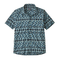 PATAGONIA Men's Go To Shirt - Climbing Stripe: Still Blue