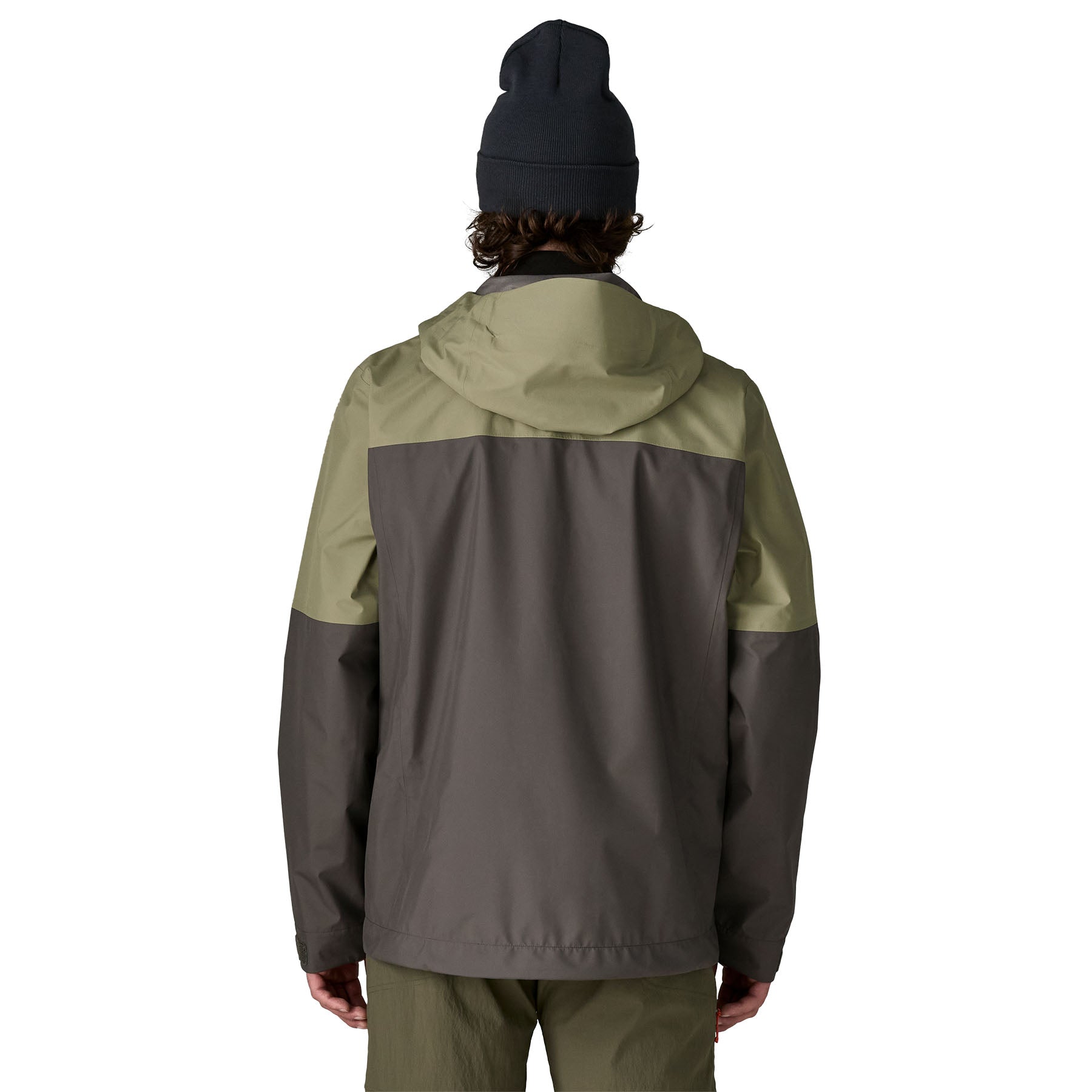 PATAGONIA Men's Boulder Fork Rain Jacket - Forge Grey w/River Rock Green