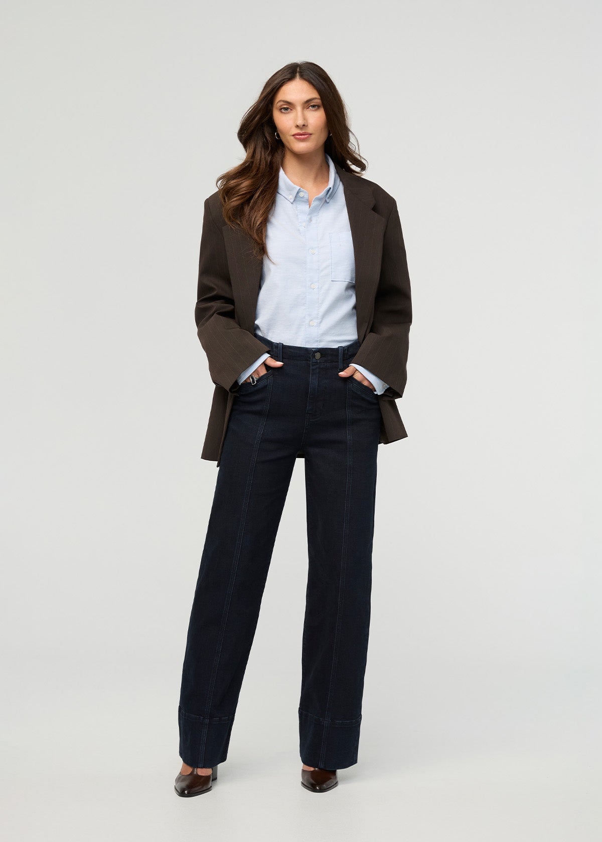 DUER Women's Performance Denim+ High Rise Trouser - Dark Rinse