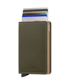 SECRID Slimwallet - Saffiano Olive