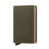 SECRID Slimwallet - Saffiano Olive