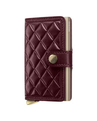 SECRID PREMIUM Miniwallet Emboss Diamond - Bordeaux