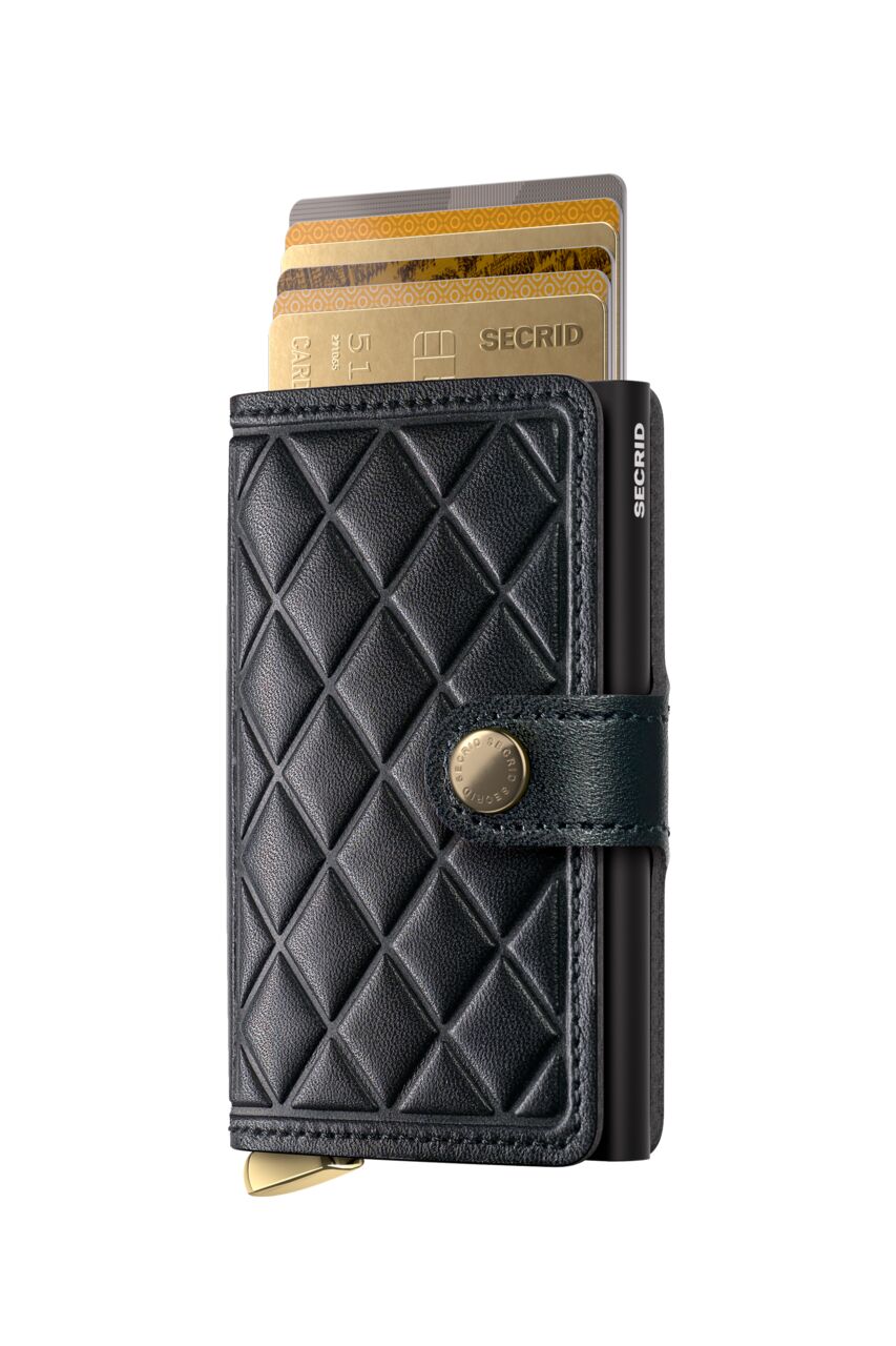 SECRID PREMIUM Miniwallet Emboss Diamond - Black