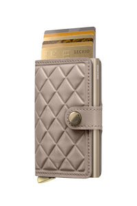 SECRID PREMIUM Miniwallet Emboss Diamond - Chalk