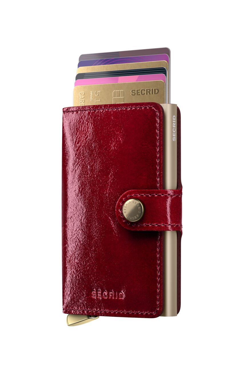 SECRID PREMIUM - Miniwallet Naplak - Red