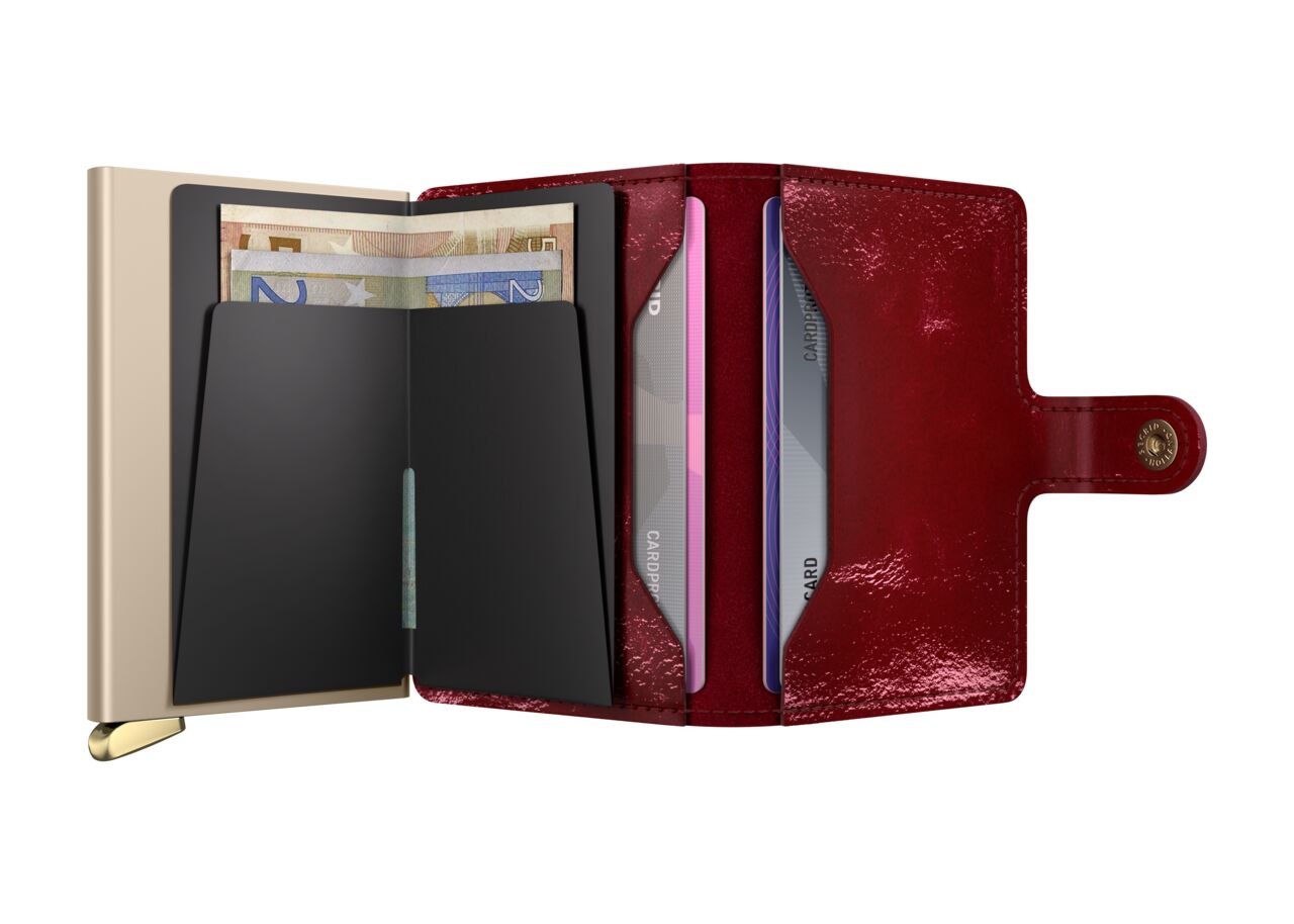 SECRID PREMIUM - Miniwallet Naplak - Red