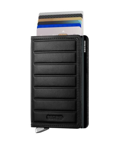 SECRID Slimwallet - Emboss Lines Black