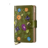 SECRID Miniwallet - Stitch Floral - Olive