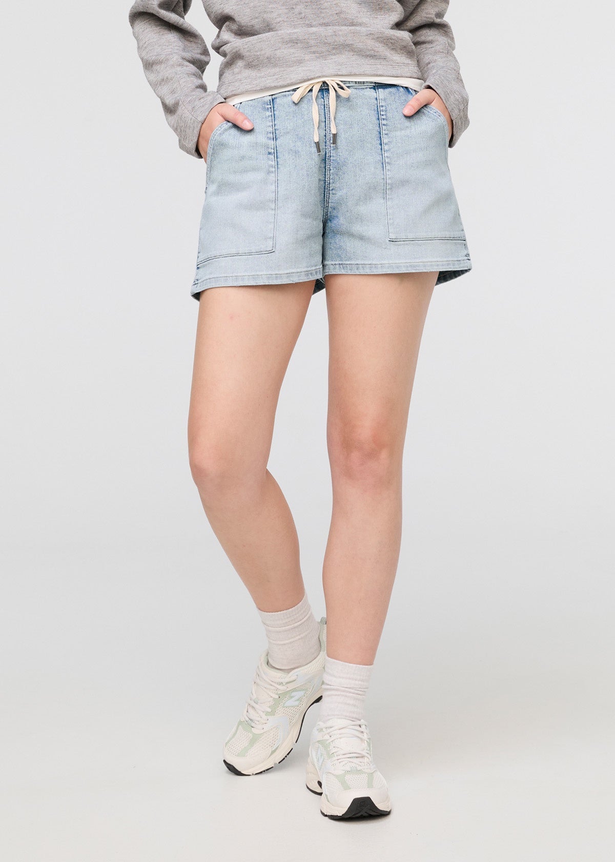 DU/ER Women's Performance Denim Harbour Short - Coastal