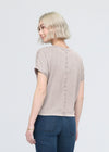 DU/ER Women's PurePima Vintage Doleman Tee- Washed Stone