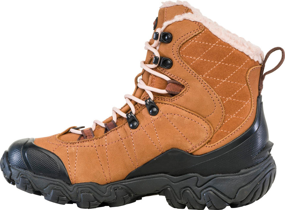 OBOZ Women Bridger 7" Waterproof Winter - Cashew