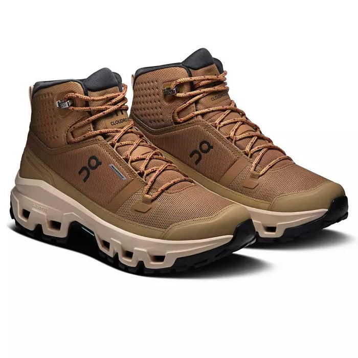 ON RUNNING Women's Cloudrock Mid Waterproof - Sphinx|Sand